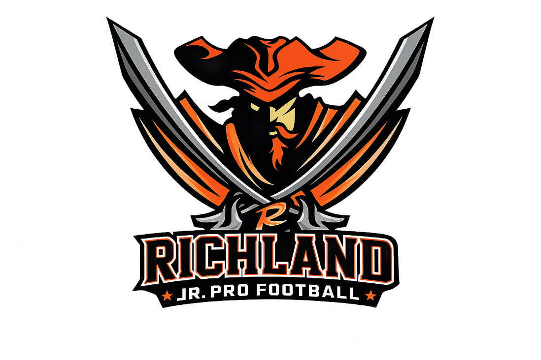 Richland Jr Pro Football Raiders logo